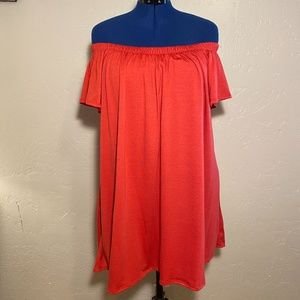NWOT-Kari Lyn off- shoulder blouse, size 2 (Plus).